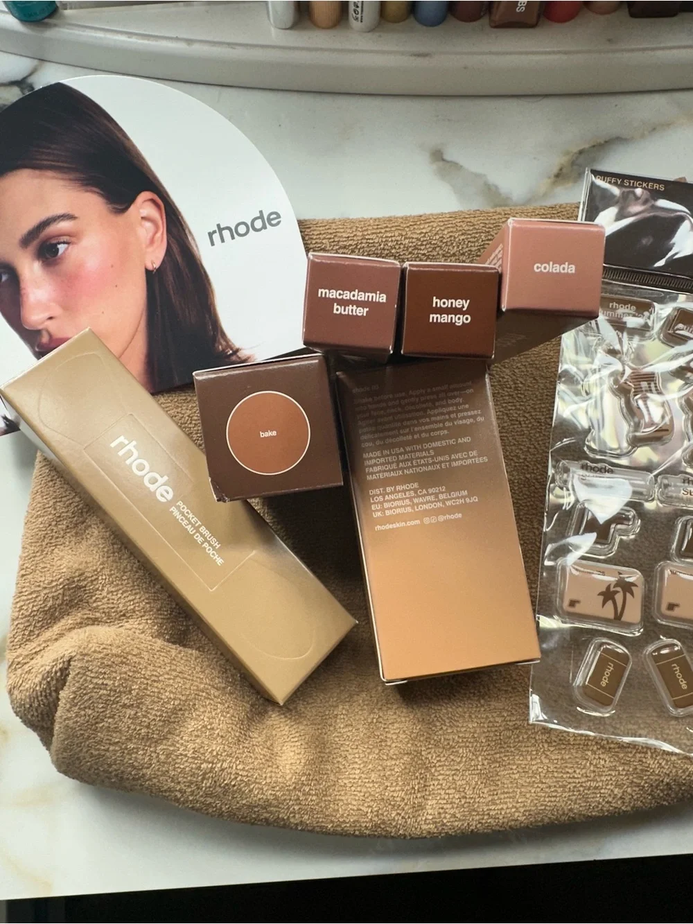 RHODE Summer  Set in Brown and Tan Tones